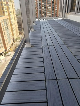 Composite Deck Tiles Outdoor Flooring, Composite Deck Tile