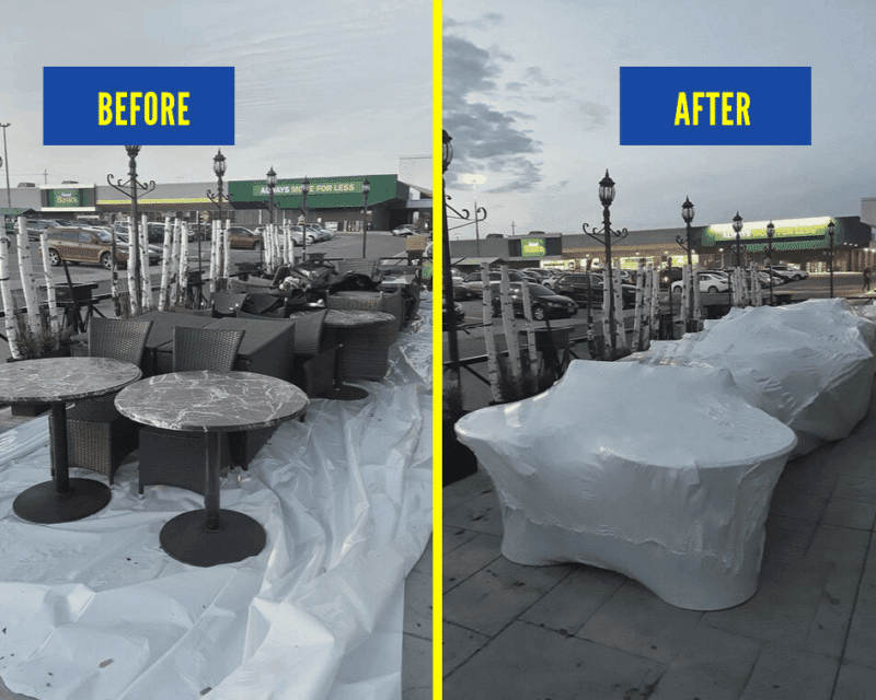 1 Condo Patio Furniture Shrink Wrapping Services in Toronto