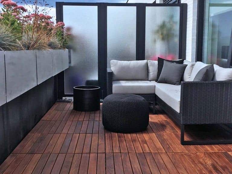 ipe hardwood rooftop outdoor flooring