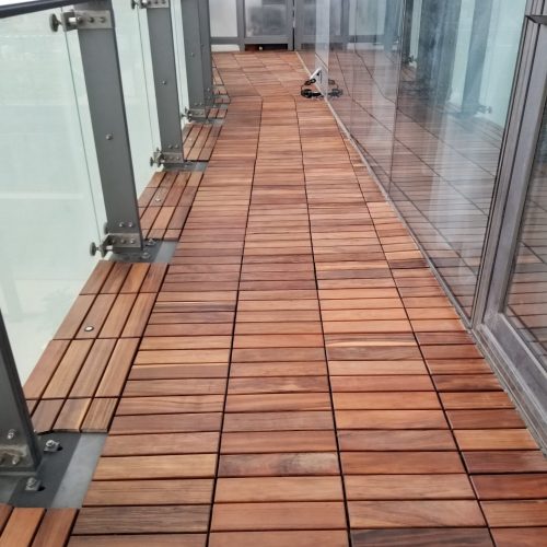 wood deck tiles